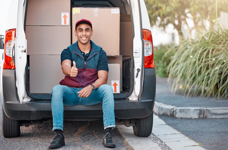 Last mile delivery van